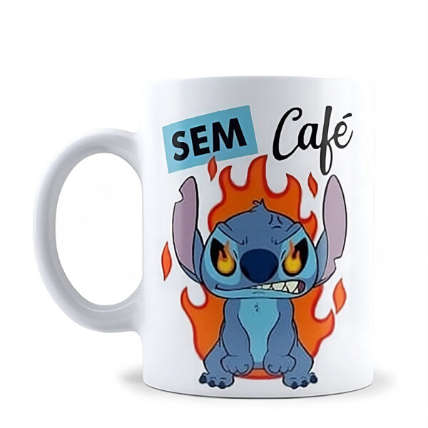 Caneca Desenho animado Stitch sem café